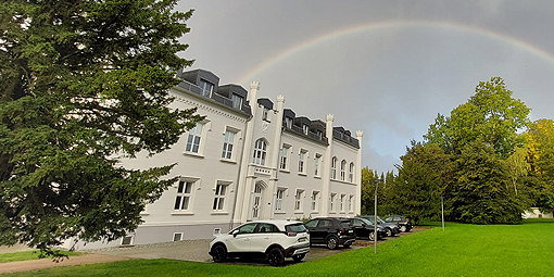 Es besteht eine Kooperation zwischen Schloss Hohendorf und einem Fahrradhändler in Stralsund